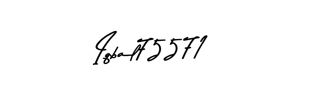 Design your own signature with our free online signature maker. With this signature software, you can create a handwritten (Asem Kandis PERSONAL USE) signature for name Iqbal75571. Iqbal75571 signature style 9 images and pictures png