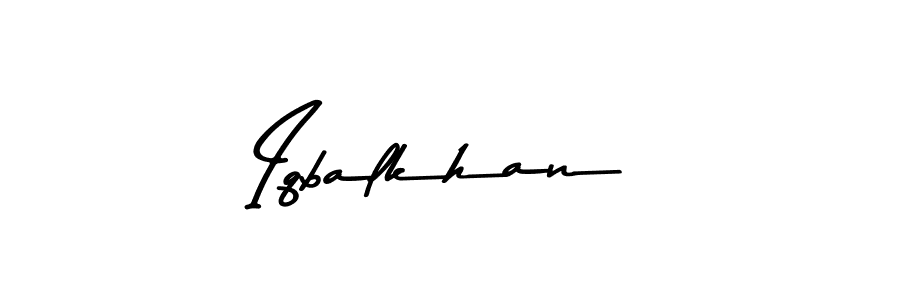 Iqbalkhan stylish signature style. Best Handwritten Sign (Asem Kandis PERSONAL USE) for my name. Handwritten Signature Collection Ideas for my name Iqbalkhan. Iqbalkhan signature style 9 images and pictures png