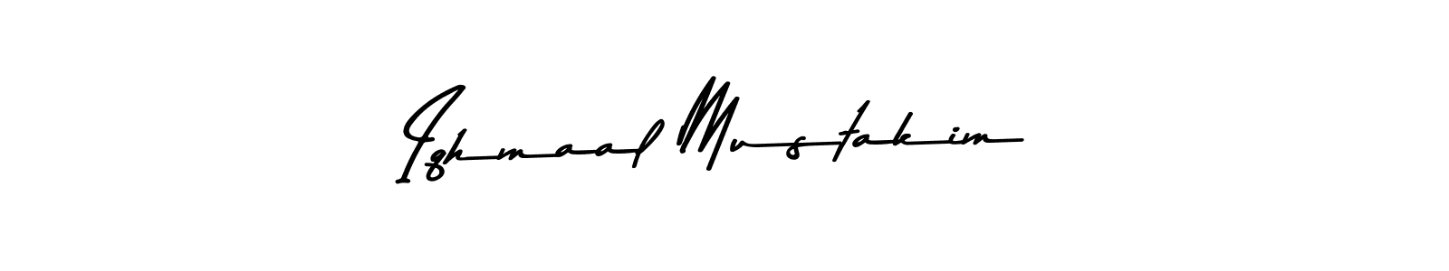 How to make Iqhmaal Mustakim signature? Asem Kandis PERSONAL USE is a professional autograph style. Create handwritten signature for Iqhmaal Mustakim name. Iqhmaal Mustakim signature style 9 images and pictures png