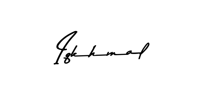 Here are the top 10 professional signature styles for the name Iqkhmal. These are the best autograph styles you can use for your name. Iqkhmal signature style 9 images and pictures png