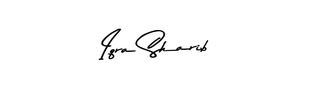 How to Draw Iqra Sharib signature style? Asem Kandis PERSONAL USE is a latest design signature styles for name Iqra Sharib. Iqra Sharib signature style 9 images and pictures png