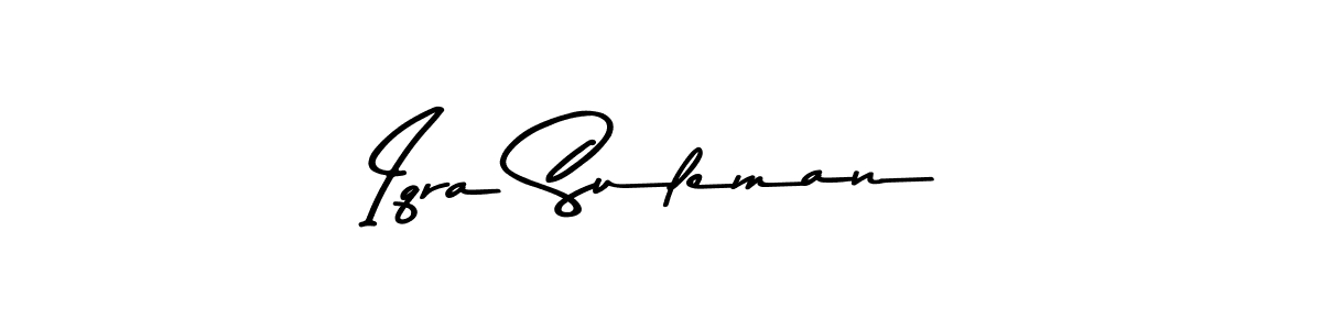 The best way (Asem Kandis PERSONAL USE) to make a short signature is to pick only two or three words in your name. The name Iqra Suleman include a total of six letters. For converting this name. Iqra Suleman signature style 9 images and pictures png