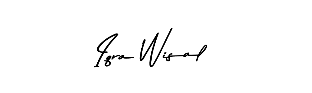 You can use this online signature creator to create a handwritten signature for the name Iqra Wisal. This is the best online autograph maker. Iqra Wisal signature style 9 images and pictures png