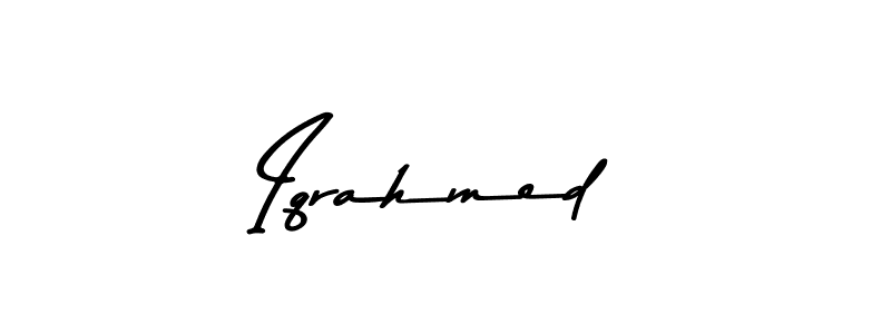 How to Draw Iqrahmed signature style? Asem Kandis PERSONAL USE is a latest design signature styles for name Iqrahmed. Iqrahmed signature style 9 images and pictures png