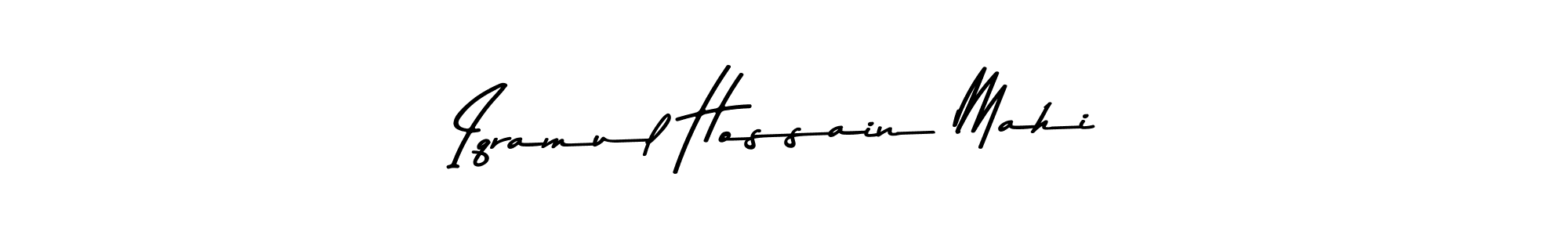 You should practise on your own different ways (Asem Kandis PERSONAL USE) to write your name (Iqramul Hossain Mahi) in signature. don't let someone else do it for you. Iqramul Hossain Mahi signature style 9 images and pictures png