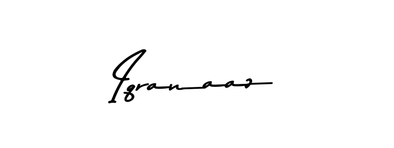 Iqranaaz stylish signature style. Best Handwritten Sign (Asem Kandis PERSONAL USE) for my name. Handwritten Signature Collection Ideas for my name Iqranaaz. Iqranaaz signature style 9 images and pictures png