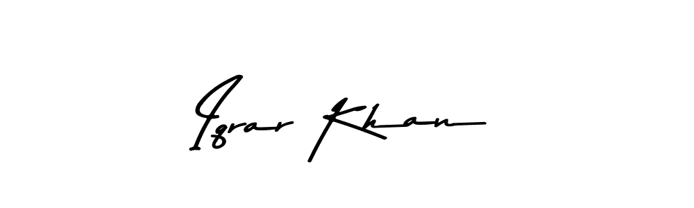 The best way (Asem Kandis PERSONAL USE) to make a short signature is to pick only two or three words in your name. The name Iqrar Khan include a total of six letters. For converting this name. Iqrar Khan signature style 9 images and pictures png