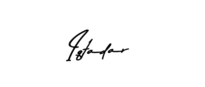 How to make Iqtadar name signature. Use Asem Kandis PERSONAL USE style for creating short signs online. This is the latest handwritten sign. Iqtadar signature style 9 images and pictures png