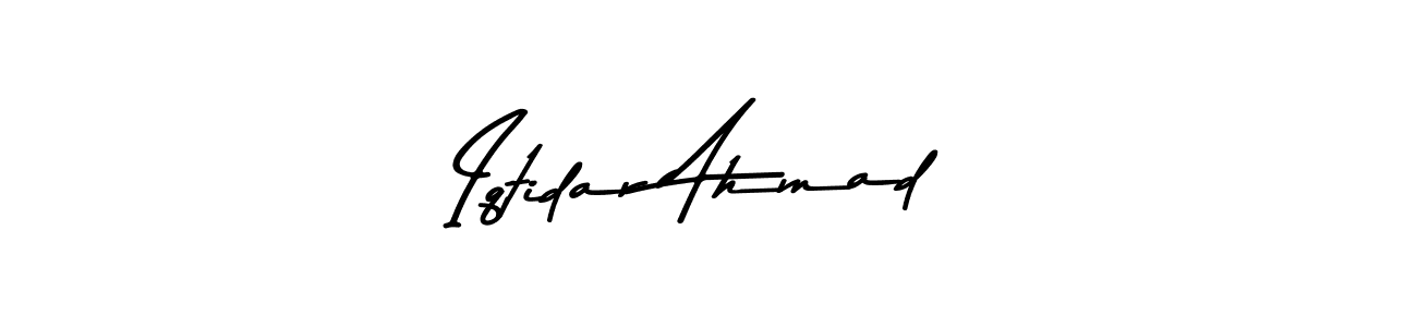 Iqtidar Ahmad stylish signature style. Best Handwritten Sign (Asem Kandis PERSONAL USE) for my name. Handwritten Signature Collection Ideas for my name Iqtidar Ahmad. Iqtidar Ahmad signature style 9 images and pictures png