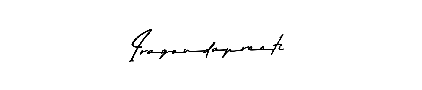 Also You can easily find your signature by using the search form. We will create Iragoudapreeti name handwritten signature images for you free of cost using Asem Kandis PERSONAL USE sign style. Iragoudapreeti signature style 9 images and pictures png