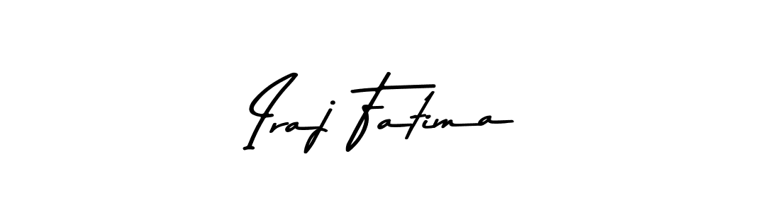 Design your own signature with our free online signature maker. With this signature software, you can create a handwritten (Asem Kandis PERSONAL USE) signature for name Iraj Fatima. Iraj Fatima signature style 9 images and pictures png