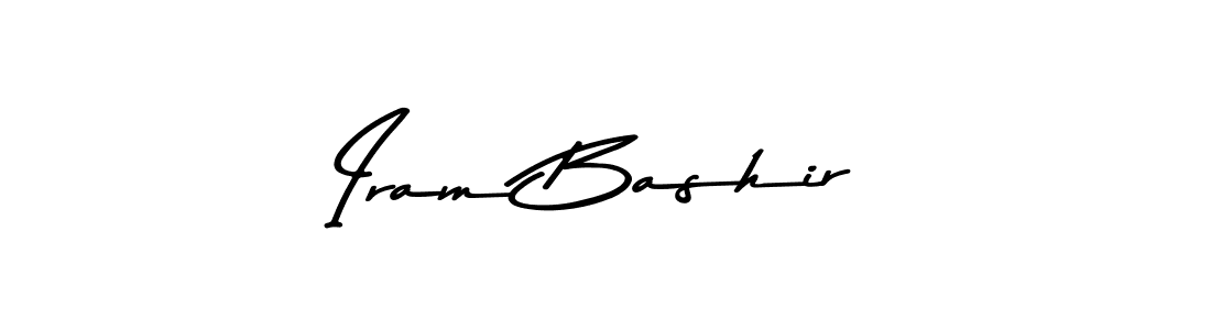 You should practise on your own different ways (Asem Kandis PERSONAL USE) to write your name (Iram Bashir) in signature. don't let someone else do it for you. Iram Bashir signature style 9 images and pictures png