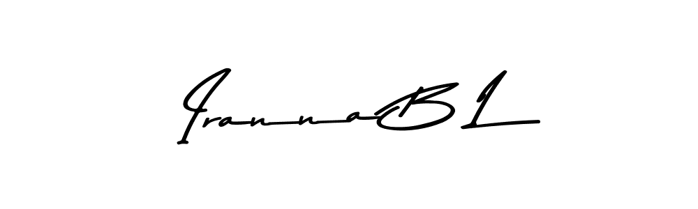 Here are the top 10 professional signature styles for the name Iranna B L. These are the best autograph styles you can use for your name. Iranna B L signature style 9 images and pictures png