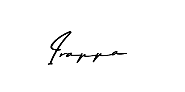 Create a beautiful signature design for name Irappa. With this signature (Asem Kandis PERSONAL USE) fonts, you can make a handwritten signature for free. Irappa signature style 9 images and pictures png