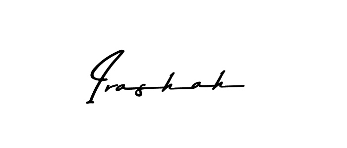 You should practise on your own different ways (Asem Kandis PERSONAL USE) to write your name (Irashah) in signature. don't let someone else do it for you. Irashah signature style 9 images and pictures png