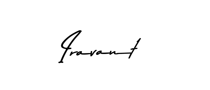 How to make Iravant name signature. Use Asem Kandis PERSONAL USE style for creating short signs online. This is the latest handwritten sign. Iravant signature style 9 images and pictures png