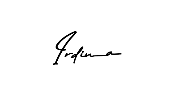 Irdina stylish signature style. Best Handwritten Sign (Asem Kandis PERSONAL USE) for my name. Handwritten Signature Collection Ideas for my name Irdina. Irdina signature style 9 images and pictures png
