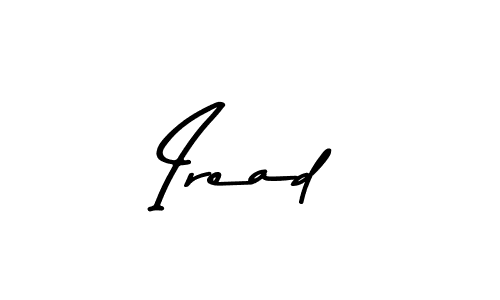 Similarly Asem Kandis PERSONAL USE is the best handwritten signature design. Signature creator online .You can use it as an online autograph creator for name Iread. Iread signature style 9 images and pictures png