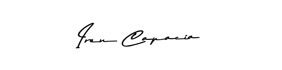 Asem Kandis PERSONAL USE is a professional signature style that is perfect for those who want to add a touch of class to their signature. It is also a great choice for those who want to make their signature more unique. Get Iren Capacia name to fancy signature for free. Iren Capacia signature style 9 images and pictures png