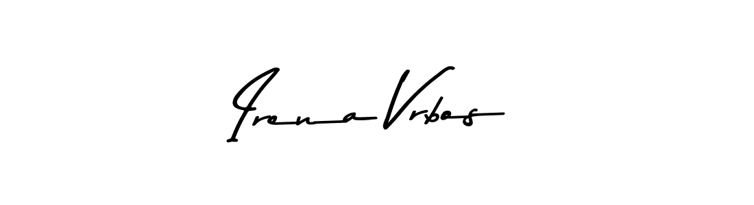 This is the best signature style for the Irena Vrbos name. Also you like these signature font (Asem Kandis PERSONAL USE). Mix name signature. Irena Vrbos signature style 9 images and pictures png