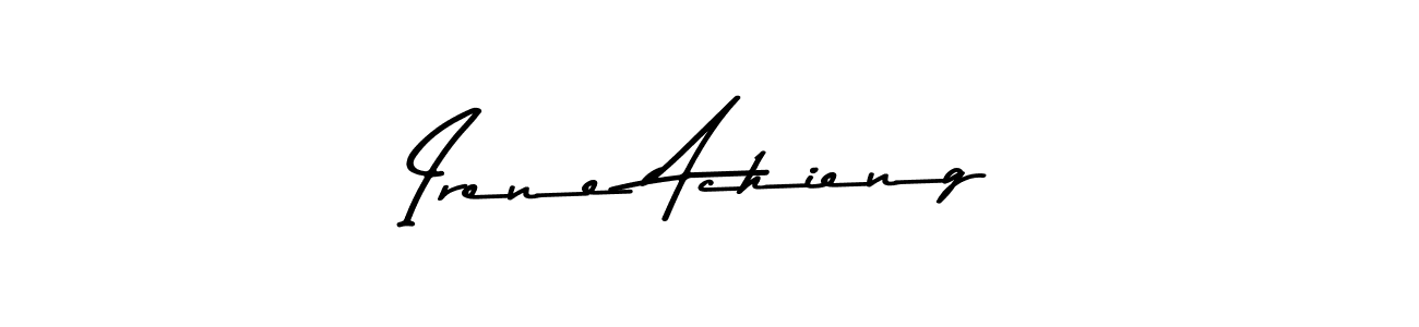 Use a signature maker to create a handwritten signature online. With this signature software, you can design (Asem Kandis PERSONAL USE) your own signature for name Irene Achieng. Irene Achieng signature style 9 images and pictures png