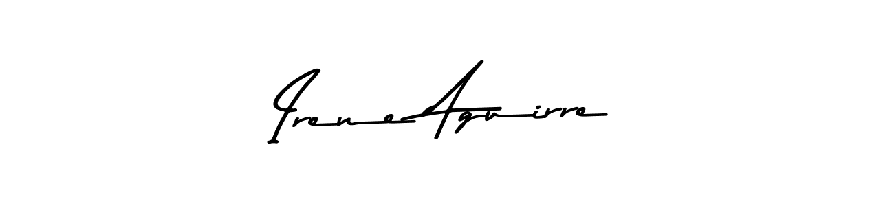Design your own signature with our free online signature maker. With this signature software, you can create a handwritten (Asem Kandis PERSONAL USE) signature for name Irene Aguirre. Irene Aguirre signature style 9 images and pictures png