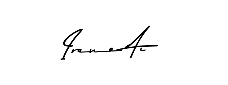 How to make Irene Ai name signature. Use Asem Kandis PERSONAL USE style for creating short signs online. This is the latest handwritten sign. Irene Ai signature style 9 images and pictures png