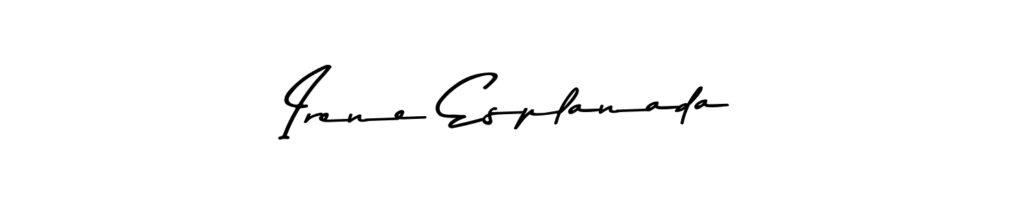 if you are searching for the best signature style for your name Irene Esplanada. so please give up your signature search. here we have designed multiple signature styles  using Asem Kandis PERSONAL USE. Irene Esplanada signature style 9 images and pictures png