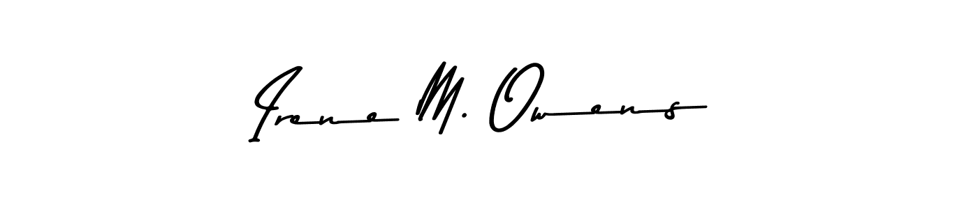Irene M. Owens stylish signature style. Best Handwritten Sign (Asem Kandis PERSONAL USE) for my name. Handwritten Signature Collection Ideas for my name Irene M. Owens. Irene M. Owens signature style 9 images and pictures png