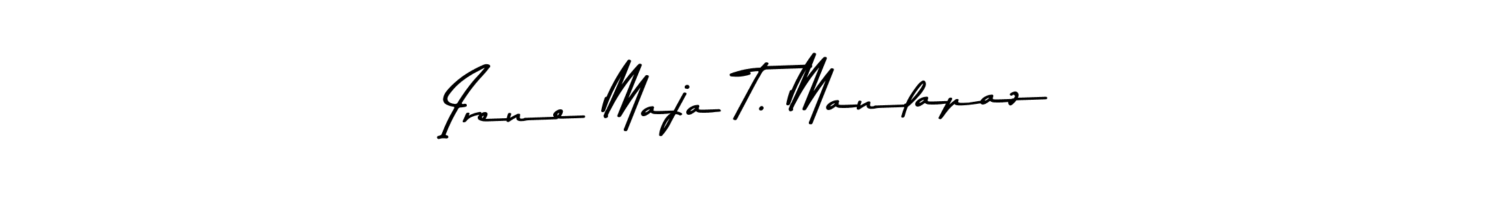 Also You can easily find your signature by using the search form. We will create Irene Maja T. Manlapaz name handwritten signature images for you free of cost using Asem Kandis PERSONAL USE sign style. Irene Maja T. Manlapaz signature style 9 images and pictures png