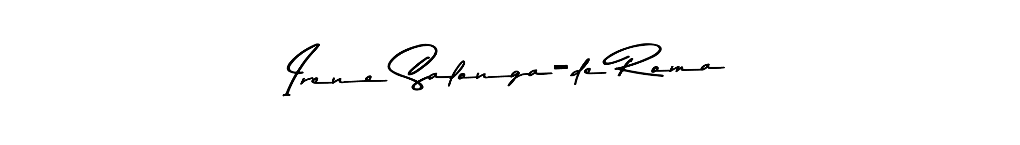 See photos of Irene Salonga-de Roma official signature by Spectra . Check more albums & portfolios. Read reviews & check more about Asem Kandis PERSONAL USE font. Irene Salonga-de Roma signature style 9 images and pictures png