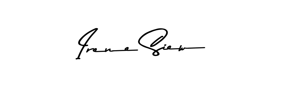 Create a beautiful signature design for name Irene Siew. With this signature (Asem Kandis PERSONAL USE) fonts, you can make a handwritten signature for free. Irene Siew signature style 9 images and pictures png