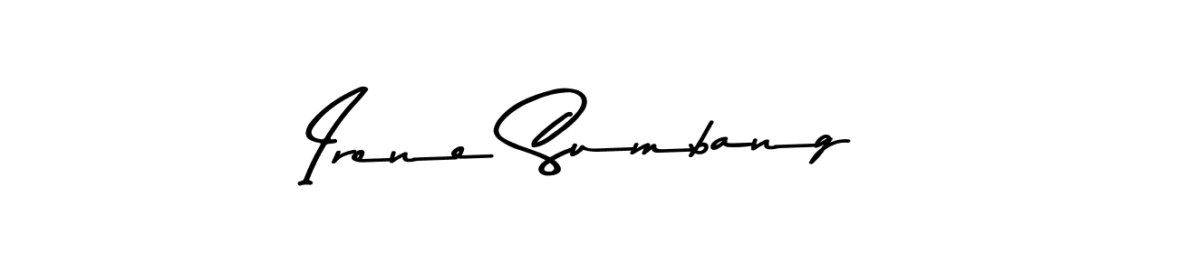 This is the best signature style for the Irene Sumbang name. Also you like these signature font (Asem Kandis PERSONAL USE). Mix name signature. Irene Sumbang signature style 9 images and pictures png