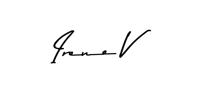 The best way (Asem Kandis PERSONAL USE) to make a short signature is to pick only two or three words in your name. The name Irene V include a total of six letters. For converting this name. Irene V signature style 9 images and pictures png