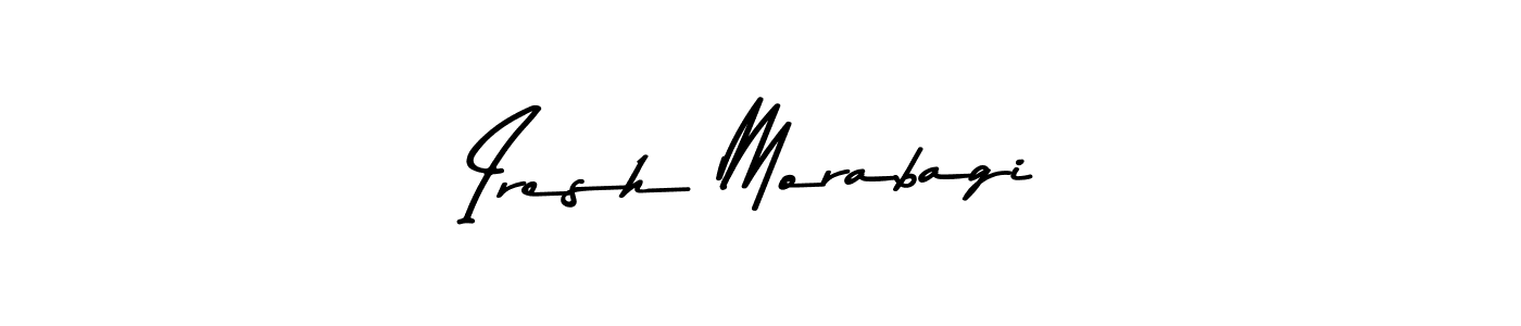 You should practise on your own different ways (Asem Kandis PERSONAL USE) to write your name (Iresh Morabagi) in signature. don't let someone else do it for you. Iresh Morabagi signature style 9 images and pictures png
