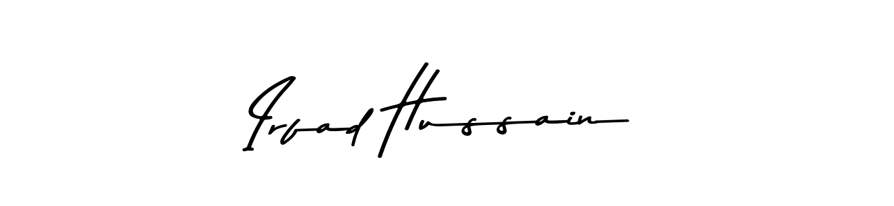 Also You can easily find your signature by using the search form. We will create Irfad Hussain name handwritten signature images for you free of cost using Asem Kandis PERSONAL USE sign style. Irfad Hussain signature style 9 images and pictures png