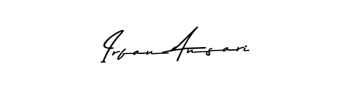 if you are searching for the best signature style for your name Irfan Ansari. so please give up your signature search. here we have designed multiple signature styles  using Asem Kandis PERSONAL USE. Irfan Ansari signature style 9 images and pictures png