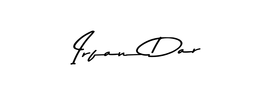 How to make Irfan Dar name signature. Use Asem Kandis PERSONAL USE style for creating short signs online. This is the latest handwritten sign. Irfan Dar signature style 9 images and pictures png