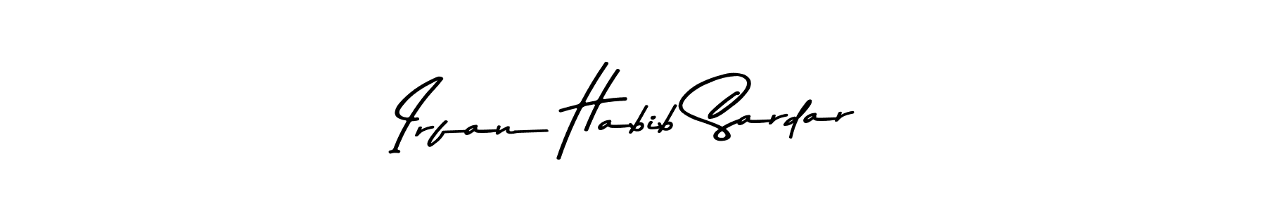 Use a signature maker to create a handwritten signature online. With this signature software, you can design (Asem Kandis PERSONAL USE) your own signature for name Irfan Habib Sardar. Irfan Habib Sardar signature style 9 images and pictures png