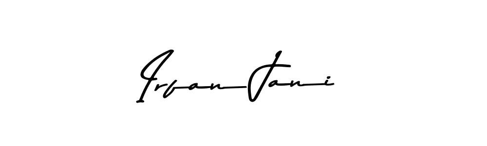 This is the best signature style for the Irfan Jani name. Also you like these signature font (Asem Kandis PERSONAL USE). Mix name signature. Irfan Jani signature style 9 images and pictures png