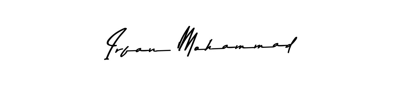 if you are searching for the best signature style for your name Irfan Mohammad. so please give up your signature search. here we have designed multiple signature styles  using Asem Kandis PERSONAL USE. Irfan Mohammad signature style 9 images and pictures png