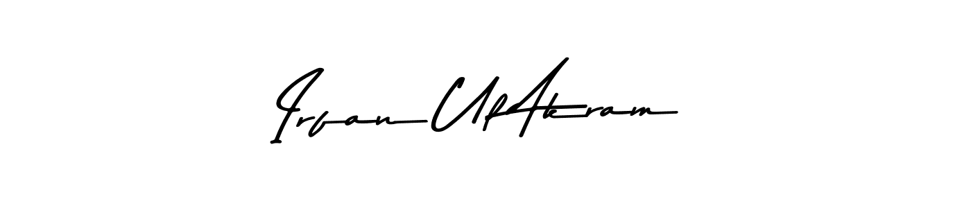 Make a beautiful signature design for name Irfan Ul Akram. With this signature (Asem Kandis PERSONAL USE) style, you can create a handwritten signature for free. Irfan Ul Akram signature style 9 images and pictures png