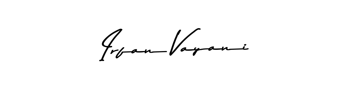 Similarly Asem Kandis PERSONAL USE is the best handwritten signature design. Signature creator online .You can use it as an online autograph creator for name Irfan Vayani. Irfan Vayani signature style 9 images and pictures png