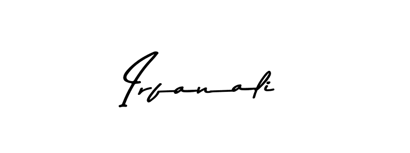 You should practise on your own different ways (Asem Kandis PERSONAL USE) to write your name (Irfanali) in signature. don't let someone else do it for you. Irfanali signature style 9 images and pictures png