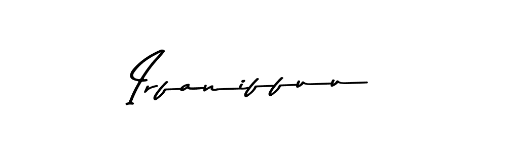 How to make Irfaniffuu name signature. Use Asem Kandis PERSONAL USE style for creating short signs online. This is the latest handwritten sign. Irfaniffuu signature style 9 images and pictures png