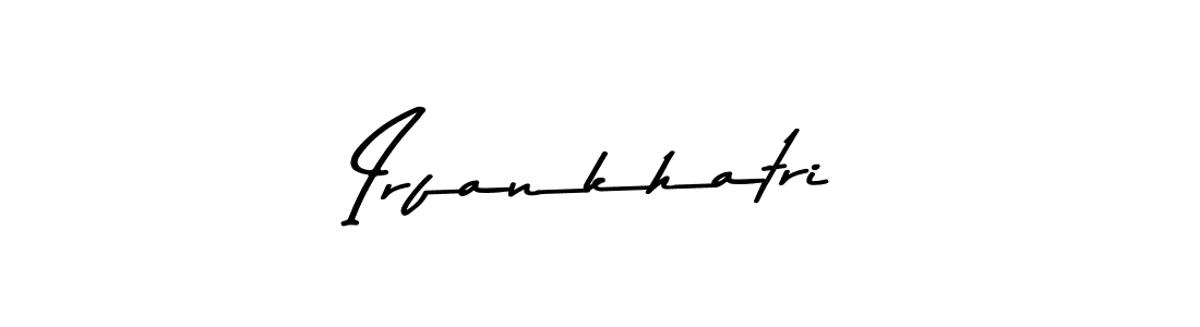 if you are searching for the best signature style for your name Irfankhatri. so please give up your signature search. here we have designed multiple signature styles  using Asem Kandis PERSONAL USE. Irfankhatri signature style 9 images and pictures png