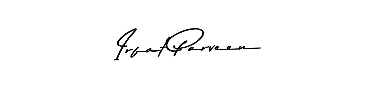 How to make Irfat Parveen signature? Asem Kandis PERSONAL USE is a professional autograph style. Create handwritten signature for Irfat Parveen name. Irfat Parveen signature style 9 images and pictures png