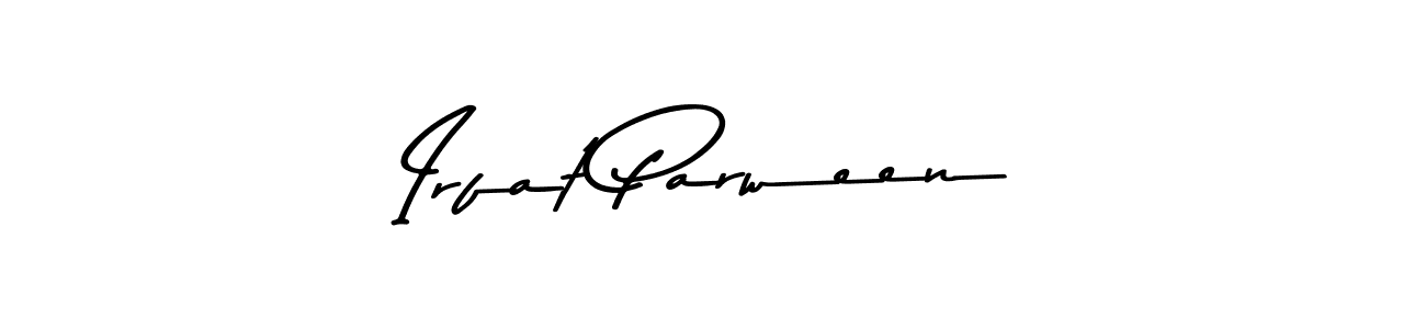 Asem Kandis PERSONAL USE is a professional signature style that is perfect for those who want to add a touch of class to their signature. It is also a great choice for those who want to make their signature more unique. Get Irfat Parween name to fancy signature for free. Irfat Parween signature style 9 images and pictures png