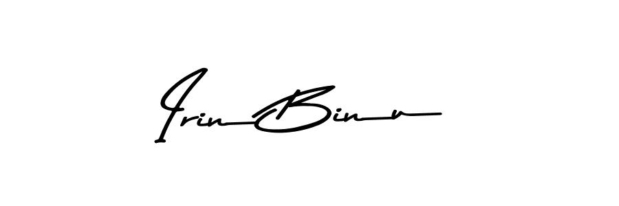 How to make Irin Binu signature? Asem Kandis PERSONAL USE is a professional autograph style. Create handwritten signature for Irin Binu name. Irin Binu signature style 9 images and pictures png