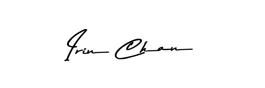 Irin Chan stylish signature style. Best Handwritten Sign (Asem Kandis PERSONAL USE) for my name. Handwritten Signature Collection Ideas for my name Irin Chan. Irin Chan signature style 9 images and pictures png